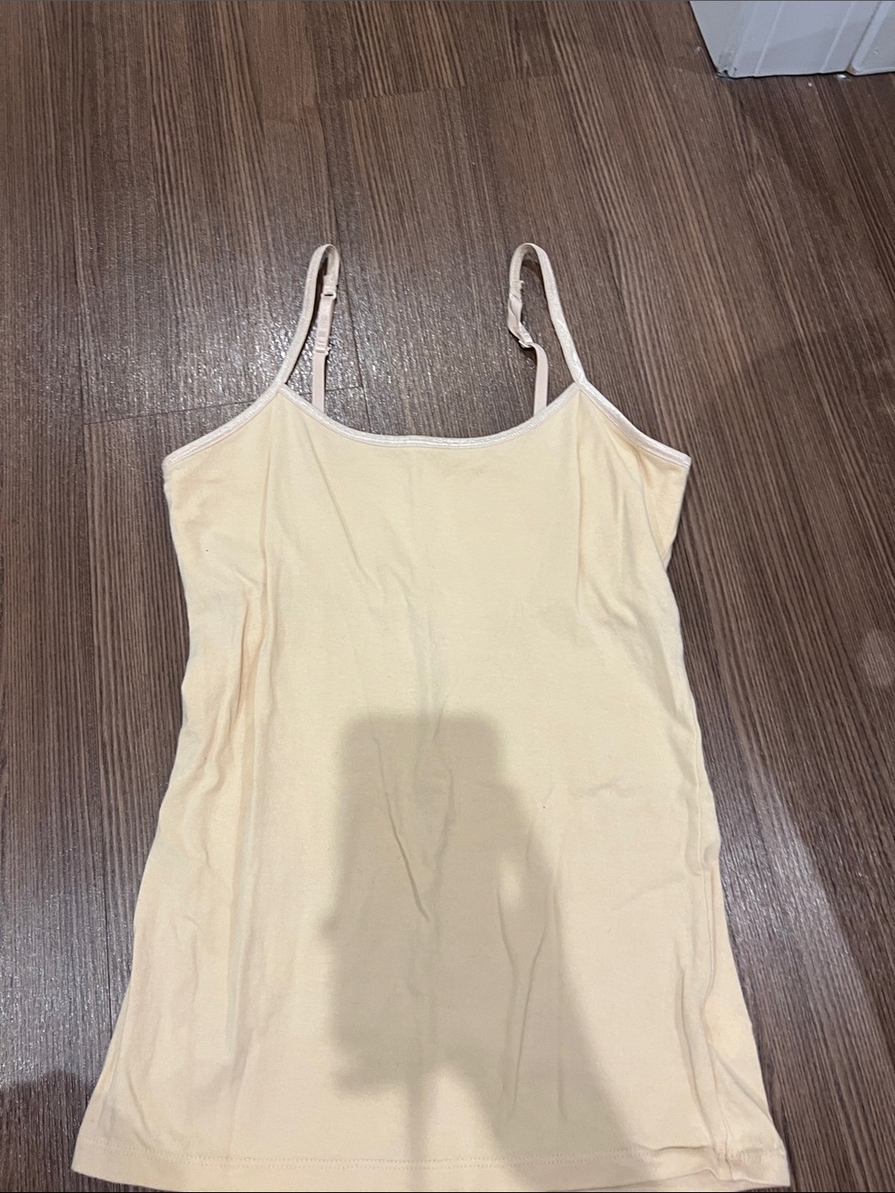 SO Cream Ribbed Camisole Tank